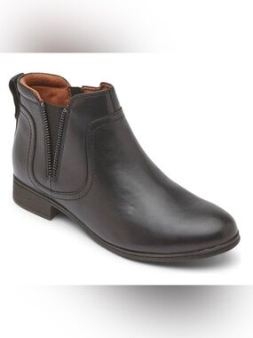 Rockport Cobb Hill Women’s Crosbie Elasic Sides Ankle Boots Size 9